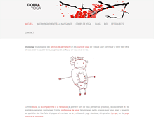 Tablet Screenshot of doulayoga.com